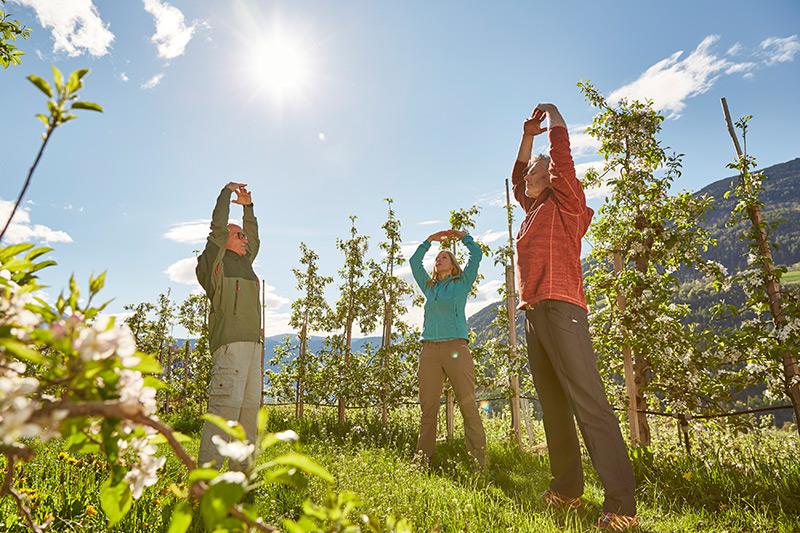 Südtirol Balance im Frühling Südtirol Balance im Frühling